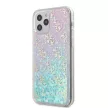 Guess iPhone 12/12 Pro 4G Liquid Glitter (GUHCP12MLG4GGBLPI) hátlap, tok, fehér
