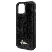 Guess Sequin Script Metal hátlap, tok iPhone 12/12 Pro, fekete