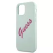Guess GUHCP12SLSVSBF Silicone Vintage iPhone 12 mini 5.4" tok, kék