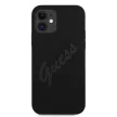 Guess GUHCP12SLSVSBK Script Vintage iPhone 12 mini 5.4", hátlap, tok, fekete