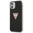 Guess GUHCP12SPCUCTLBK Triangle Collection iPhone 12 mini 5.4", hátlap, tok, fekete