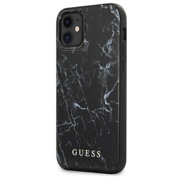   Guess GUHCP12SPCUMABK Marble iPhone 12 mini 5,4" tok, fekete