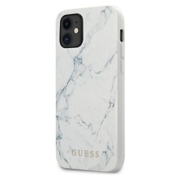   Guess GUHCP12SPCUMAWH Marble iPhone 12 mini 5,4", hátlap, tok, fehér