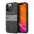 Guess iPhone 13 Pro 4G Stripe (GUHCP13L4GDGR) hátlap, tok, szürke