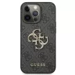 Guess GUHCP13L4GMGGR iPhone 13 Pro/13 6.1" hátlap, tok 4G Big Metal Logo, szürke