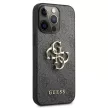 Guess GUHCP13L4GMGGR iPhone 13 Pro/13 6.1" hátlap, tok 4G Big Metal Logo, szürke
