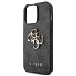 Guess GUHCP13L4GMGGR iPhone 13 Pro/13 6.1" hátlap, tok 4G Big Metal Logo, szürke