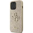 Guess GUHCP13LHG4SGD Glitter Script Big 4G iPhone 13 Pro 6.1" hátlap, tok, arany