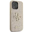 Guess GUHCP13LHG4SGD Glitter Script Big 4G iPhone 13 Pro 6.1" hátlap, tok, arany