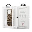 Guess GUHCP13LHSLEOW iPhone 13 Pro/13 6.1" hátlap, tok Leopard, barna