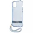 Guess GUHCP13MHTSGSB iPhone 13 6.1 " hátlap, tok Translucent Stap, kék