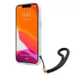 Guess GUHCP13MKCABBK iPhone 13 6.1" hátlap, tok Camo Strap Collection, fekete