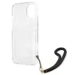 Guess GUHCP13MKCABBK iPhone 13 6.1" hátlap, tok Camo Strap Collection, fekete