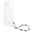 Guess White Pearl Clear Hardcase GUHCP13MKPSWH iPhone 13 6.1" hátlap, tok, átlátszó