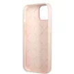 Guess iPhone 13 Silicone Line Triangle (GUHCP13MSLTGP) hátlap, tok, rózsaszín