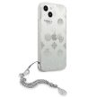 Guess GUHCP13SKPESI Peony Chain Collection iPhone 13 mini 5.4", tok, ezüst