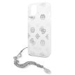 Guess GUHCP13SKPESI Peony Chain Collection iPhone 13 mini 5.4", tok, ezüst