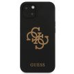 Guess GUHCP13SLS4GGBK iPhone 13 mini 5.4" hátlap, tok Silicone 4G Logo, fekete