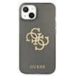 Guess GUHCP13SPCUGL4GBK iPhone 13 mini 5.4" hátlap, tok Glitter 4G Big Logo, fekete