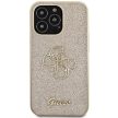Guess GUHCP13XHG4SGD Glitter Script Big 4G iPhone 13 Pro Max 6.7", hátlap, tok, arany