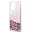 Guess GUHCP13XLG4GPI 4G Big Liquid Glitter iPhone 13 Pro Max 6,7", hátlap, tok, rózsaszín