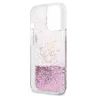 Guess GUHCP13XLG4GPI 4G Big Liquid Glitter iPhone 13 Pro Max 6,7", hátlap, tok, rózsaszín