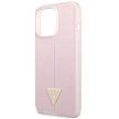 Guess GUHCP13XSLTGU iPhone 13 Pro Max 6.7" hátlap, tok Silicone Triangle, lila