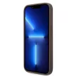 Guess GUHCP14LG4GLBR iPhone 14 Pro 6,1" hátlap, tok 4G Stripe Collection, barna