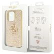 Guess GUHCP14LHG4SGD hátlap, tok iPhone 14 Pro Glitter Script Big 4G, arany
