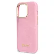 Guess GUHCP14LHGCRHP Croco Collection iPhone 14 Pro 6,1", hátlap, tok, rózsaszín