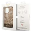 Guess GUHCP14LHGPLHC iPhone 14 Pro 6.1" hátlap, tok Porcelain Collection, barna