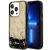 Guess GUHCP14LLC4PSGK iPhone 14 Pro 6.1" hátlap, tok Liquid Glitter 4G Transculent, fekete