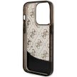 Guess GUHCP14LLC4PSGK iPhone 14 Pro 6.1" hátlap, tok Liquid Glitter 4G Transculent, fekete