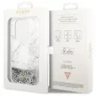 Guess GUHCP14LLCSGSGH iPhone 14 Pro 6.1" hátlap, tok Liquid Glitter Marble, fehér