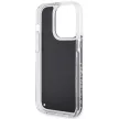 Guess GUHCP14LLCSGSGK iPhone 14 Pro 6.1" hátlap, tok Liquid Glitter Marble, fekete