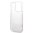 Guess iPhone 14 Pro Flower Liquid Glitter (GUHCP14LLFLSD) hátlap, tok, színes