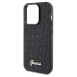 Guess Disco Metal Script hátlap, tok iPhone 14 Pro, fekete