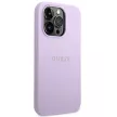 Guess GUHCP14LPSASBPU iPhone 14 Pro 6,1" hátlap, tok Saffiano Strap, lila