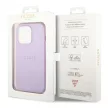 Guess GUHCP14LPSASBPU iPhone 14 Pro 6,1" hátlap, tok Saffiano Strap, lila