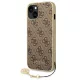 Guess GUHCP14MGF4GBR iPhone 14 Plus 6,7 "a hátlap, tok 4G Charms Collection, barna