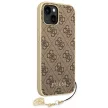 Guess GUHCP14MGF4GBR iPhone 14 Plus 6,7 "a hátlap, tok 4G Charms Collection, barna