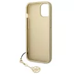 Guess GUHCP14MGF4GBR iPhone 14 Plus 6,7 "a hátlap, tok 4G Charms Collection, barna