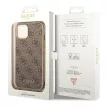 Guess GUHCP14MGF4GBR iPhone 14 Plus 6,7 "a hátlap, tok 4G Charms Collection, barna