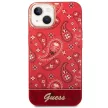 Guess GUHCP14MHGBNHR Bandana Paisley iPhone 14 Plus/15 Plus 6.7" hátlap, tok, piros