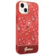 Guess GUHCP14MHGBNHR Bandana Paisley iPhone 14 Plus/15 Plus 6.7" hátlap, tok, piros