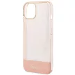 Guess GUHCP14MHGCOP Translucent iPhone 14 Plus/15 Plus 6.7" hátlap, tok, rózsaszín