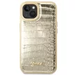 Guess GUHCP14MHGCRHD iPhone 14 Plus 6.7 " hátlap, tok Croco Collection, arany