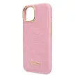 Guess Croco Collection hátlap, tok iPhone 14 Plus, rózsaszín