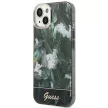 Guess GUHCP14MHGJGHA iPhone 14 Plus 6.7" hátlap, tok Jungle Collection, zöld