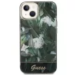 Guess GUHCP14MHGJGHA iPhone 14 Plus 6.7" hátlap, tok Jungle Collection, zöld